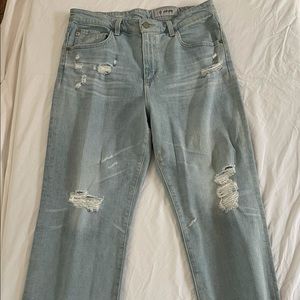 AG-ED The Rhett vintage high-waisted straight leg